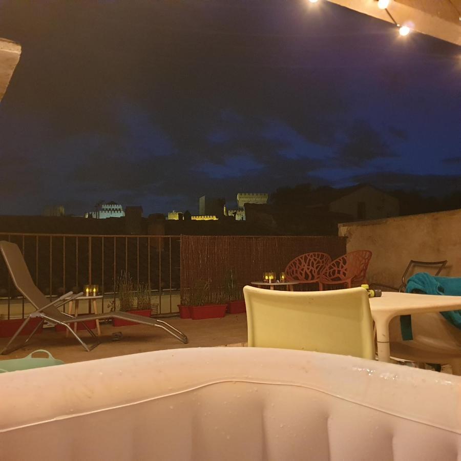 אביניון Maison Intra Muros, Terrasses Avec Vue Jaccuzzi Et Garage מראה חיצוני תמונה