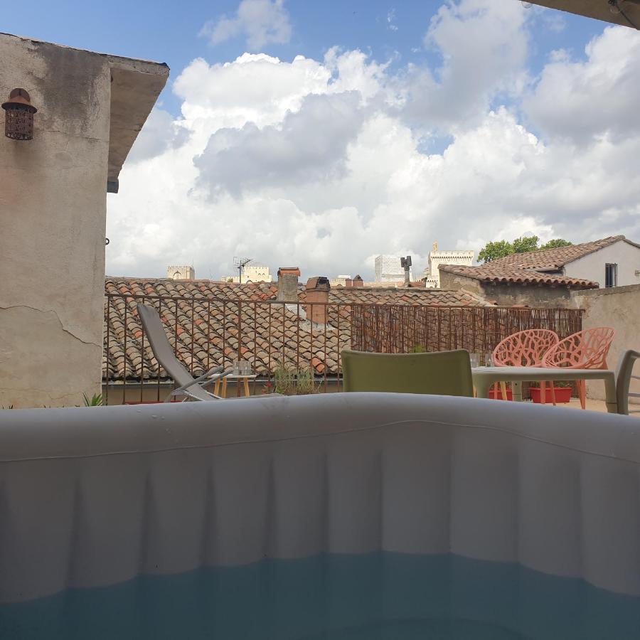 אביניון Maison Intra Muros, Terrasses Avec Vue Jaccuzzi Et Garage מראה חיצוני תמונה